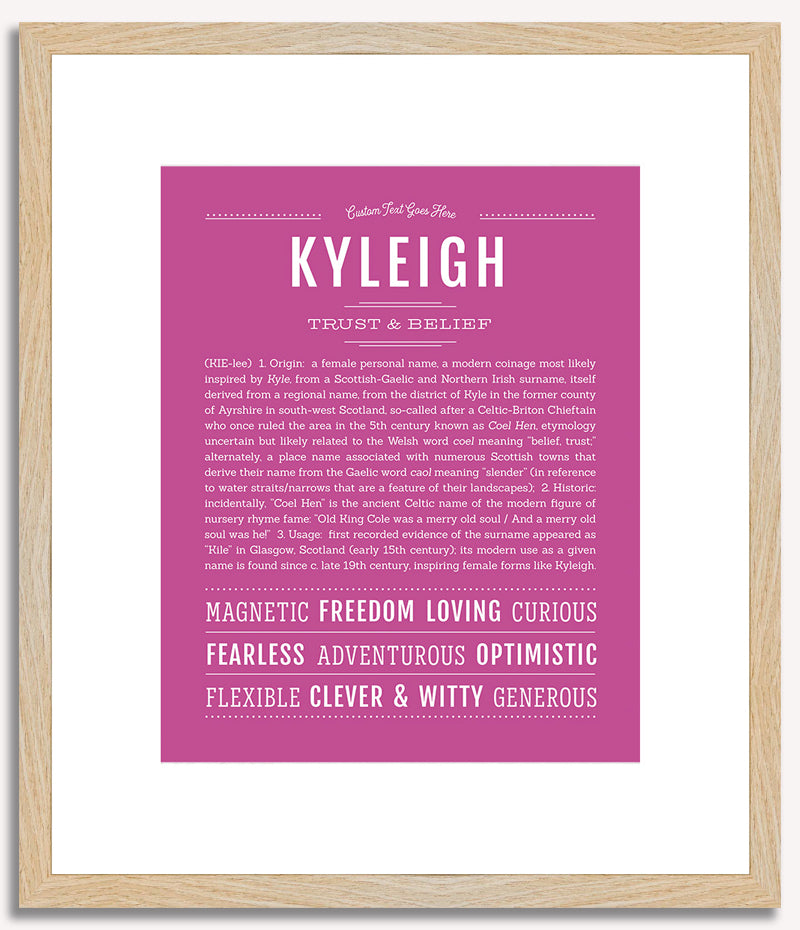 Kyleigh | Name Art Print