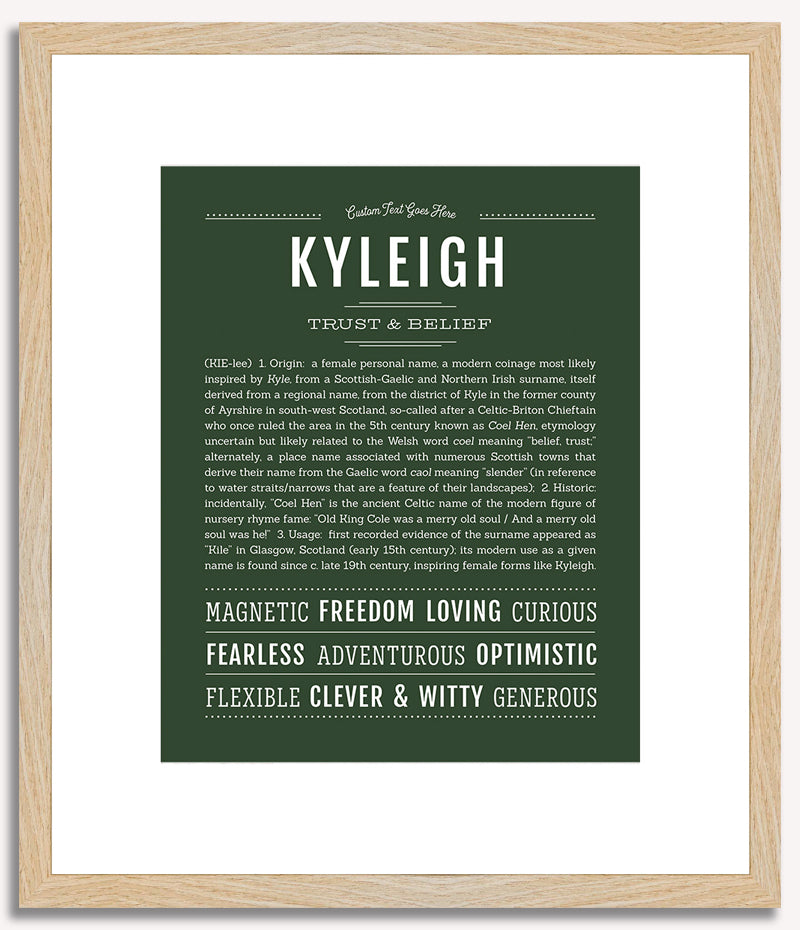 Kyleigh | Name Art Print