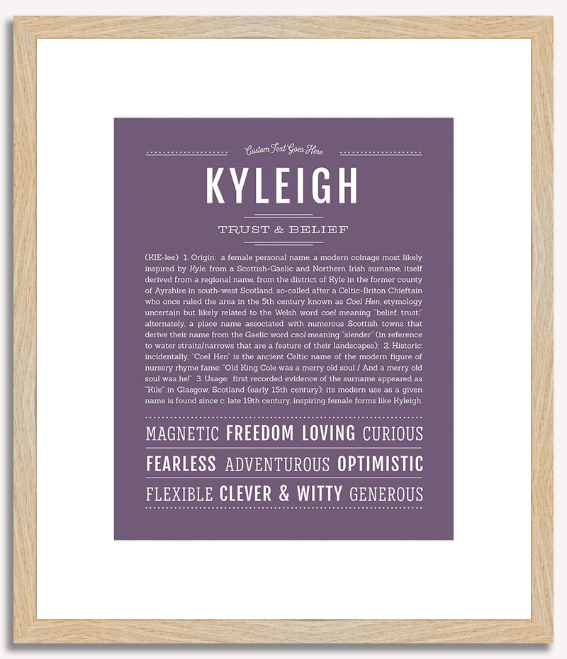 Kyleigh | Name Art Print