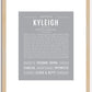 Kyleigh | Name Art Print