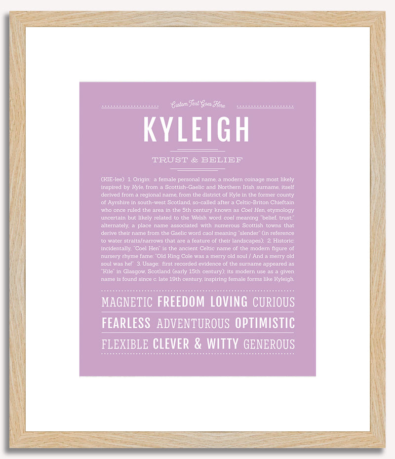 Kyleigh | Name Art Print