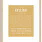 Kyleigh | Name Art Print