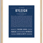 Kyleigh | Name Art Print