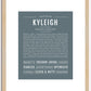 Kyleigh | Name Art Print