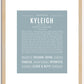 Kyleigh | Name Art Print