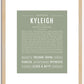 Kyleigh | Name Art Print