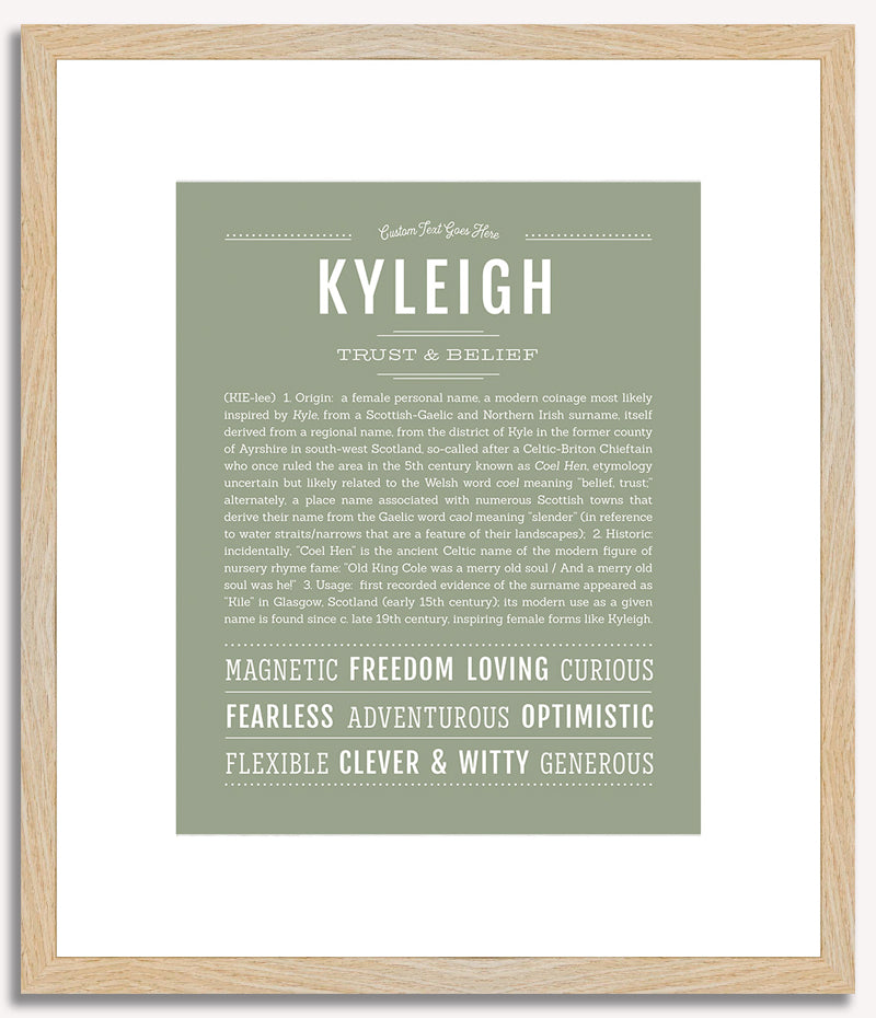 Kyleigh | Name Art Print