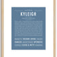 Kyleigh | Name Art Print