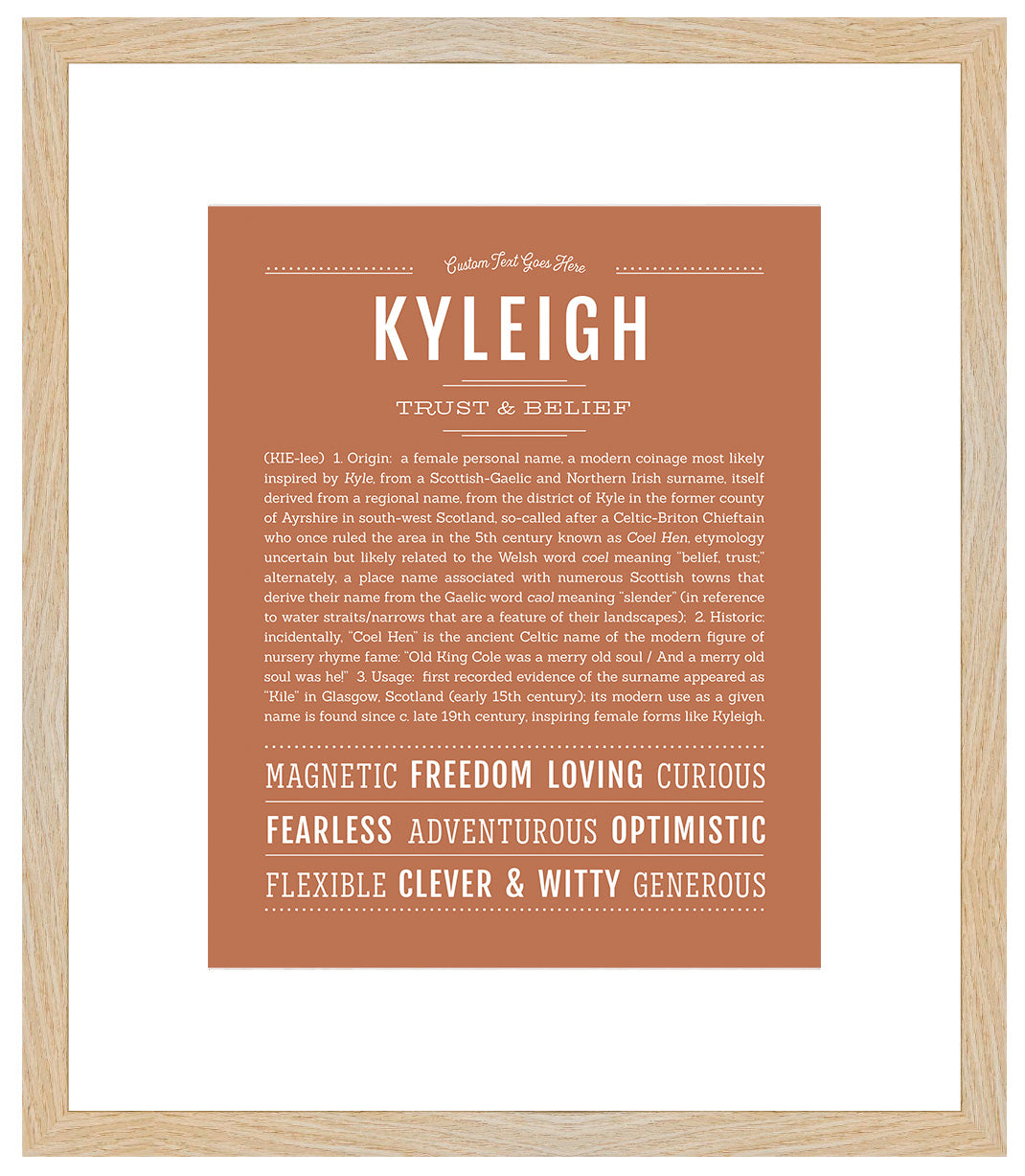 Kyleigh | Name Art Print