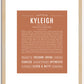 Kyleigh | Name Art Print