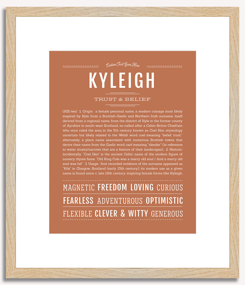 Kyleigh | Name Art Print