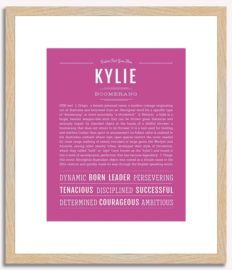 Kylie | Name Art Print