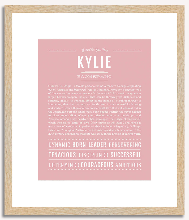 Kylie | Name Art Print