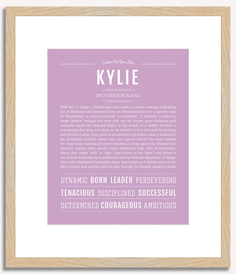 Kylie | Name Art Print