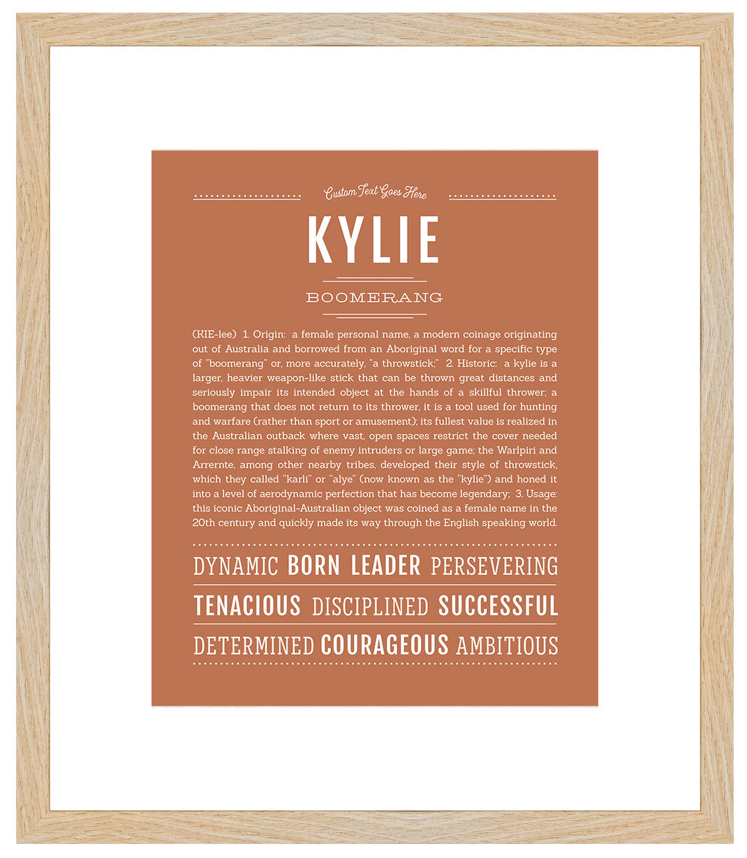 Kylie | Name Art Print