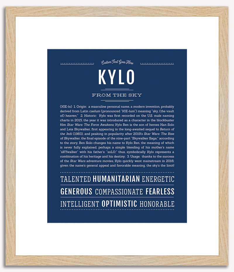 Kylo | Name Art Print