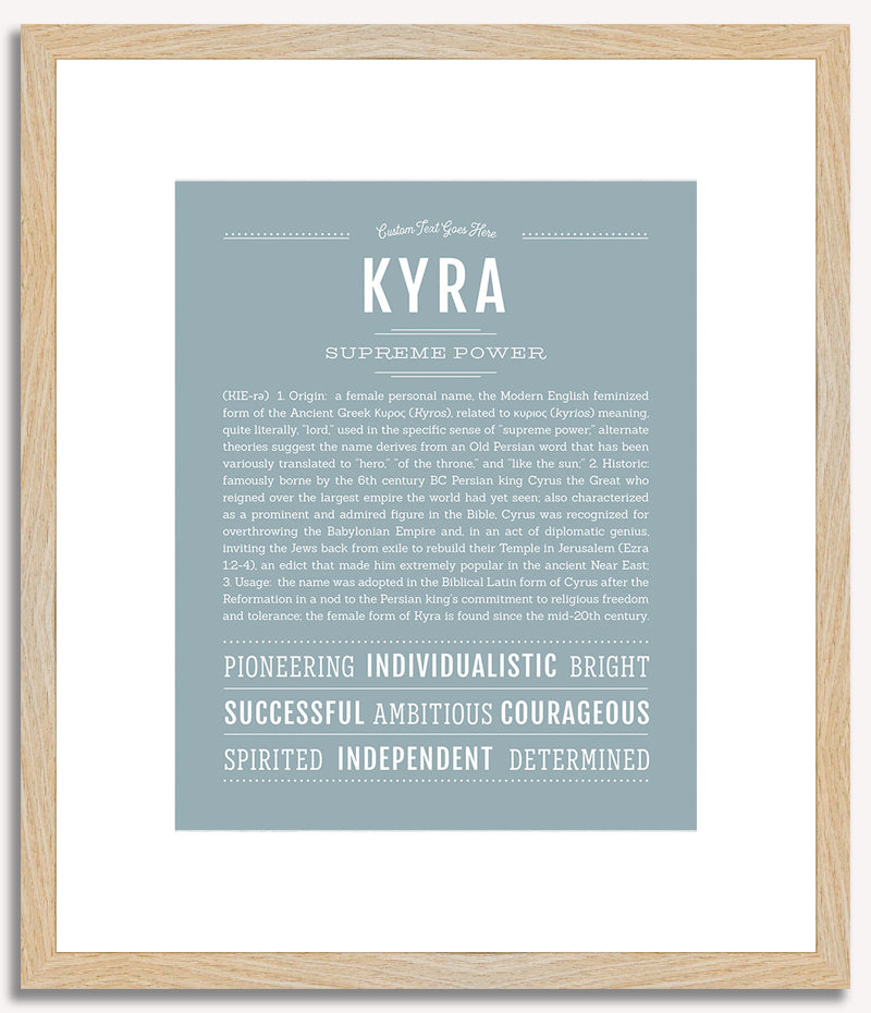 Kyra | Name Art Print