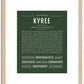 Kyree | Name Art Print