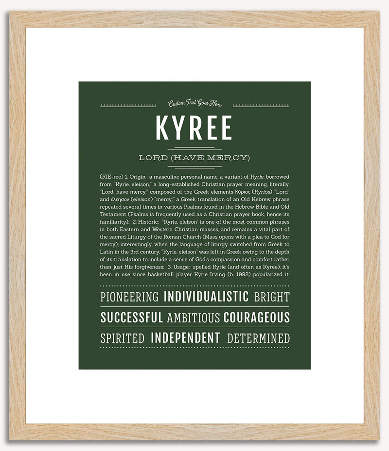 Kyree | Name Art Print