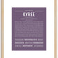 Kyree | Name Art Print