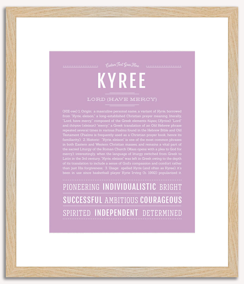 Kyree | Name Art Print