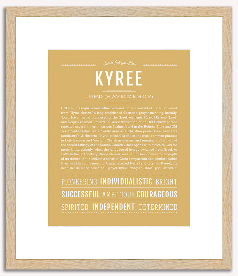 Kyree | Name Art Print