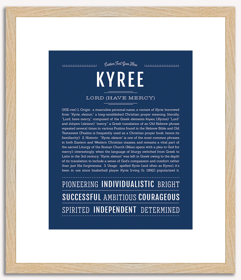 Kyree | Name Art Print