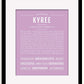 Frame Options | Lilac | Black Frame, Matted