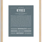 Kyree | Name Art Print