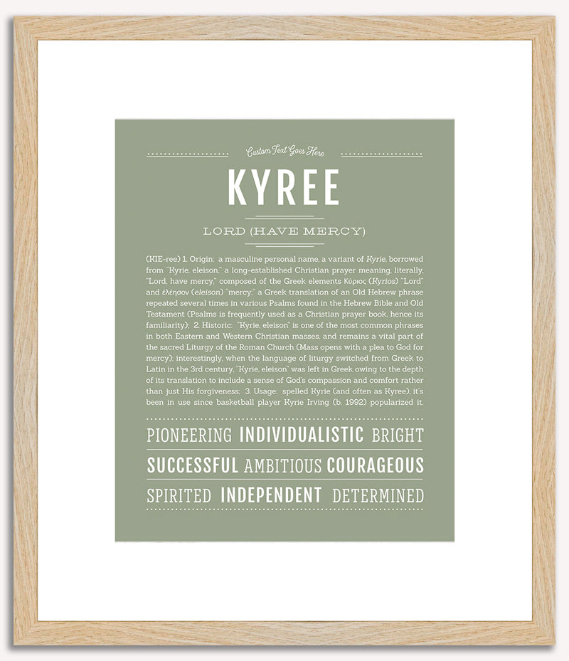 Kyree | Name Art Print