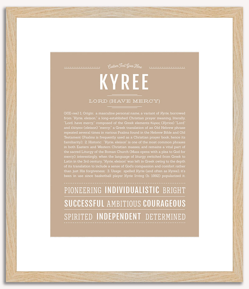 Kyree | Name Art Print