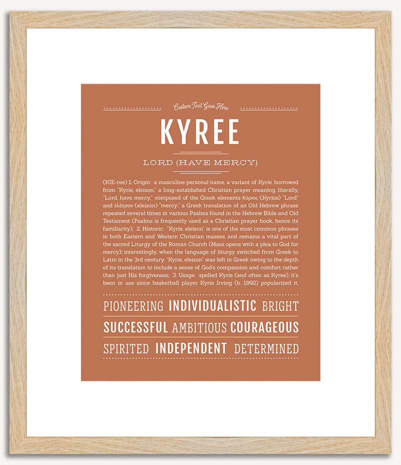 Kyree | Name Art Print