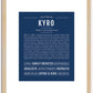 Kyro | Name Art Print