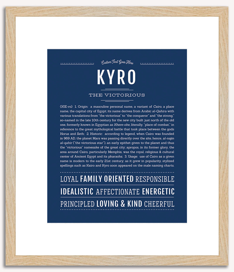 Kyro | Name Art Print