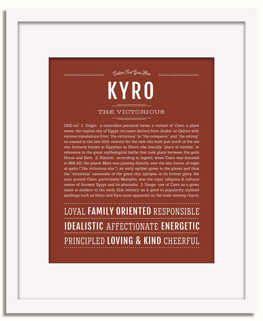 Kyro | Name Art Print