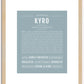 Kyro | Name Art Print