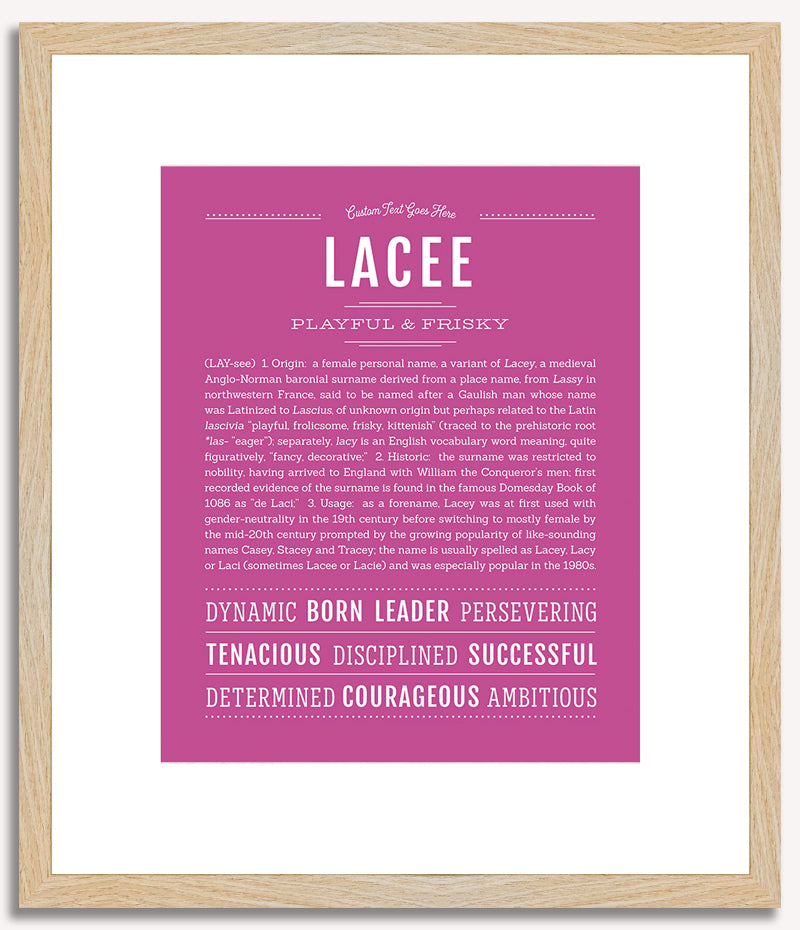 Lacee | Name Art Print