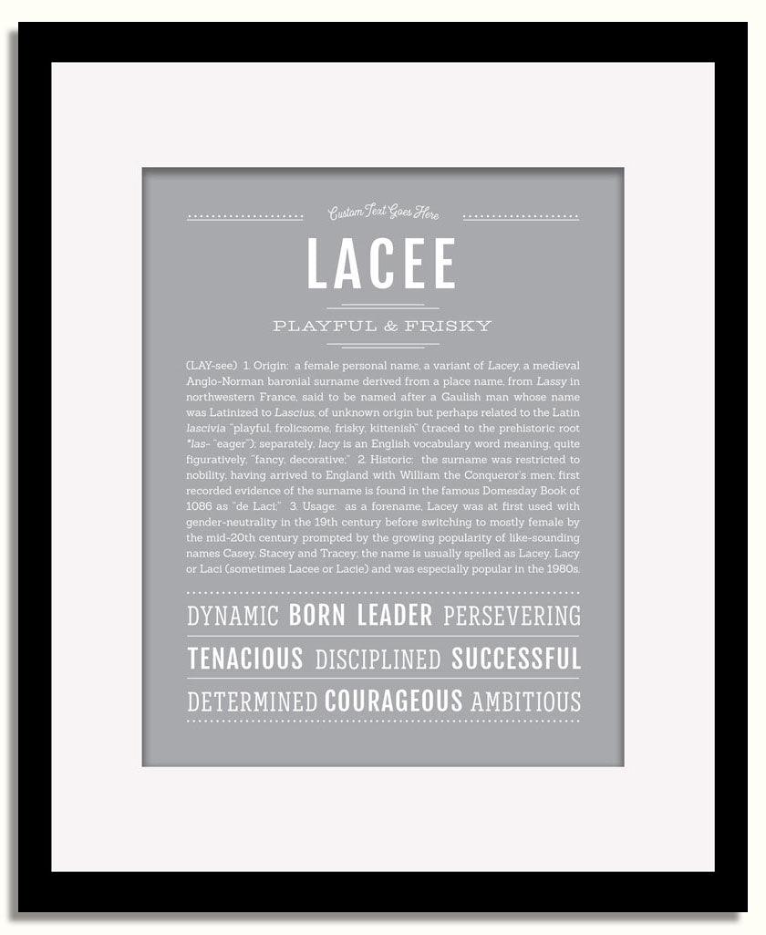 Frame Options | Sage | Black Frame, Matted