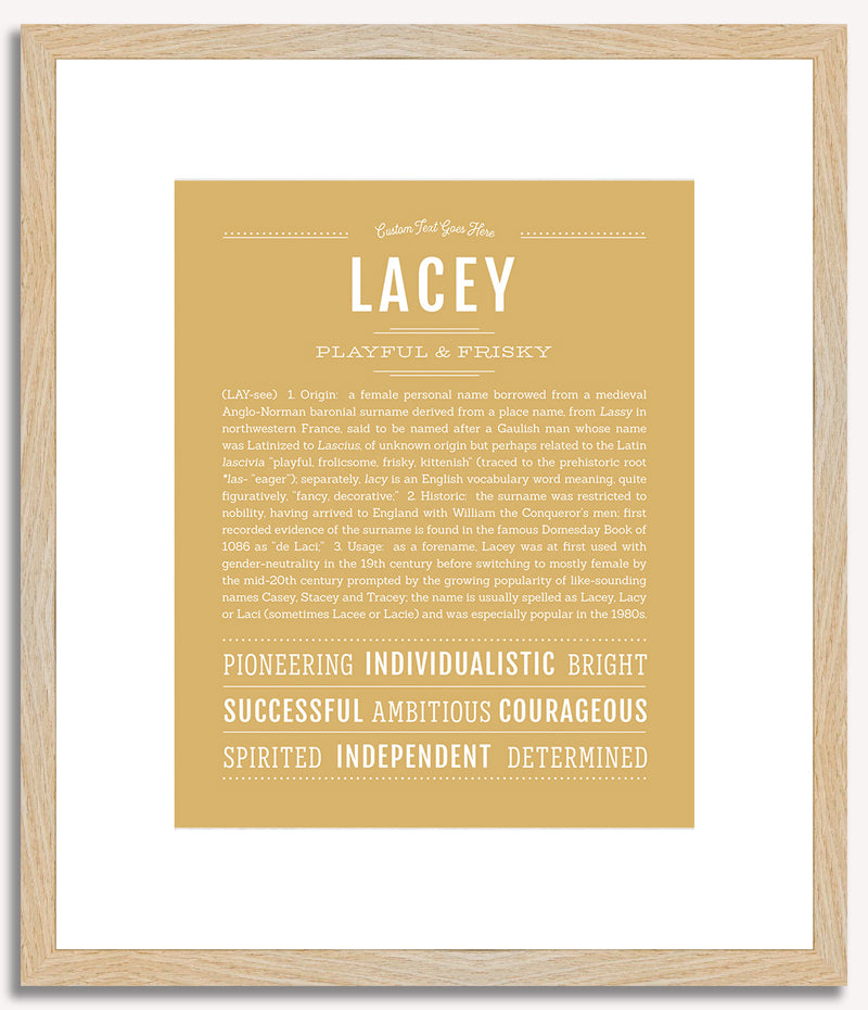 Lacey | Name Art Print