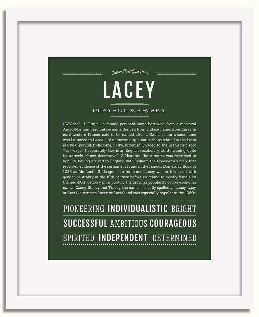 Lacey | Name Art Print – Name Stories