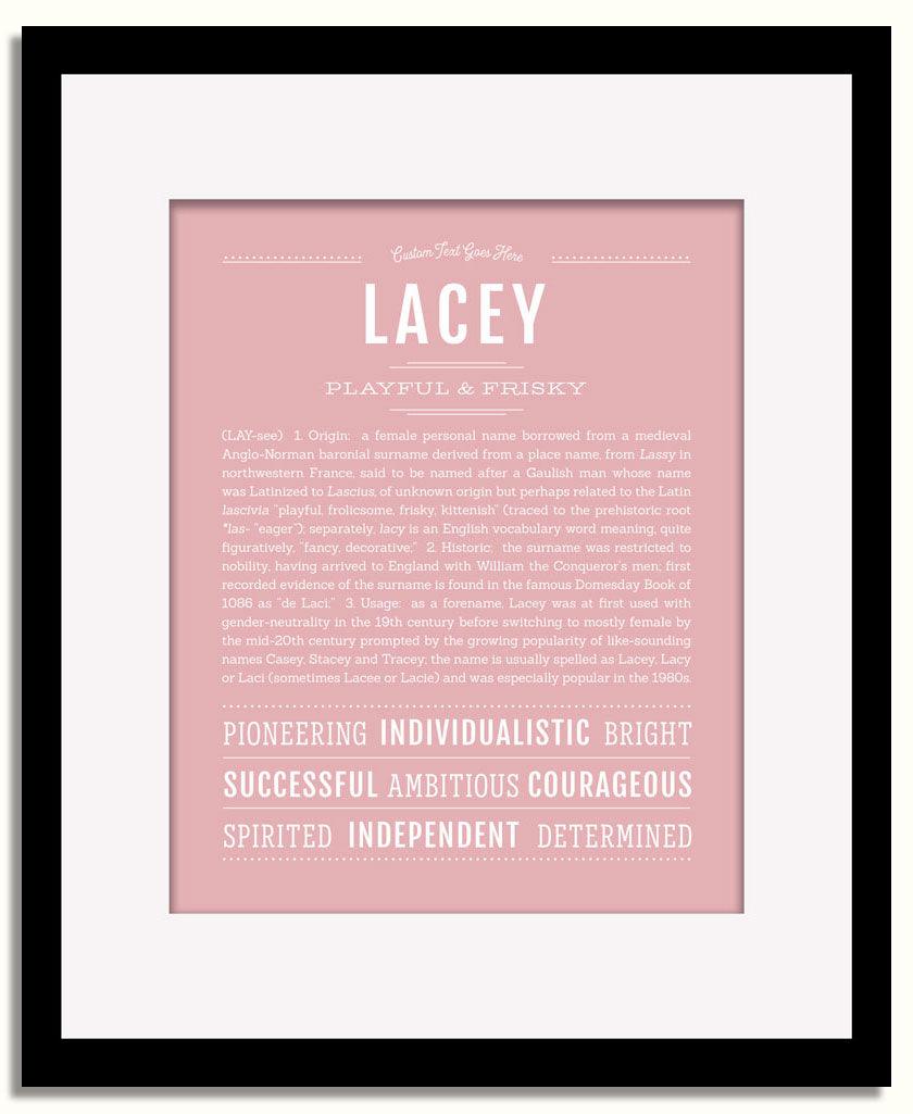 Lacey | Name Art Print – Name Stories