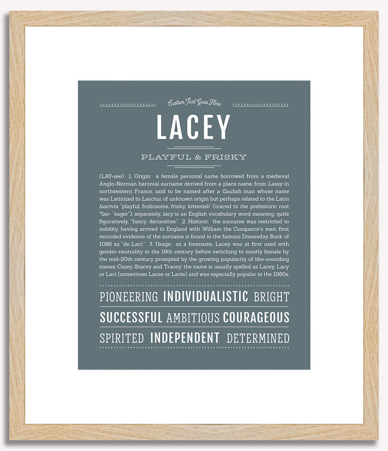 Lacey | Name Art Print