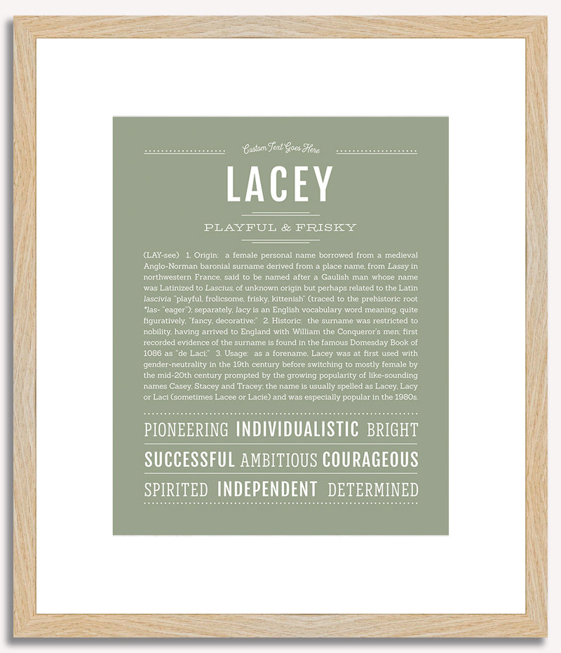 Lacey | Name Art Print