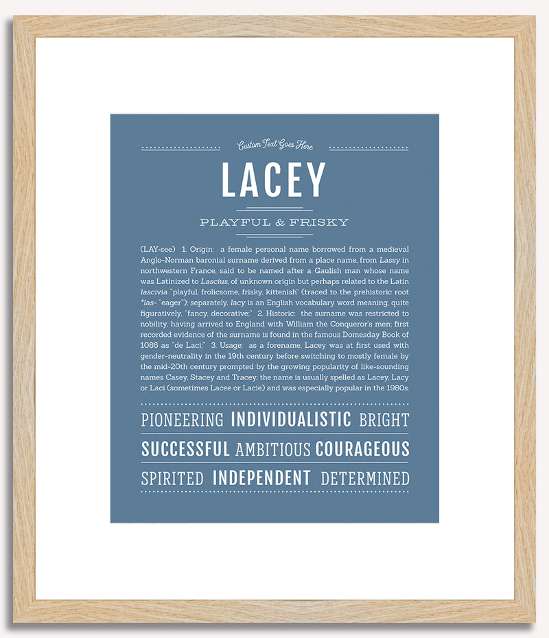 Lacey | Name Art Print