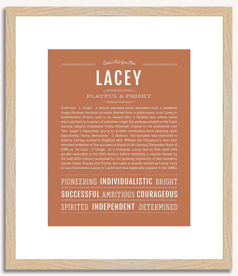 Lacey | Name Art Print