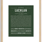 Lachlan | Name Art Print