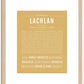 Lachlan | Name Art Print