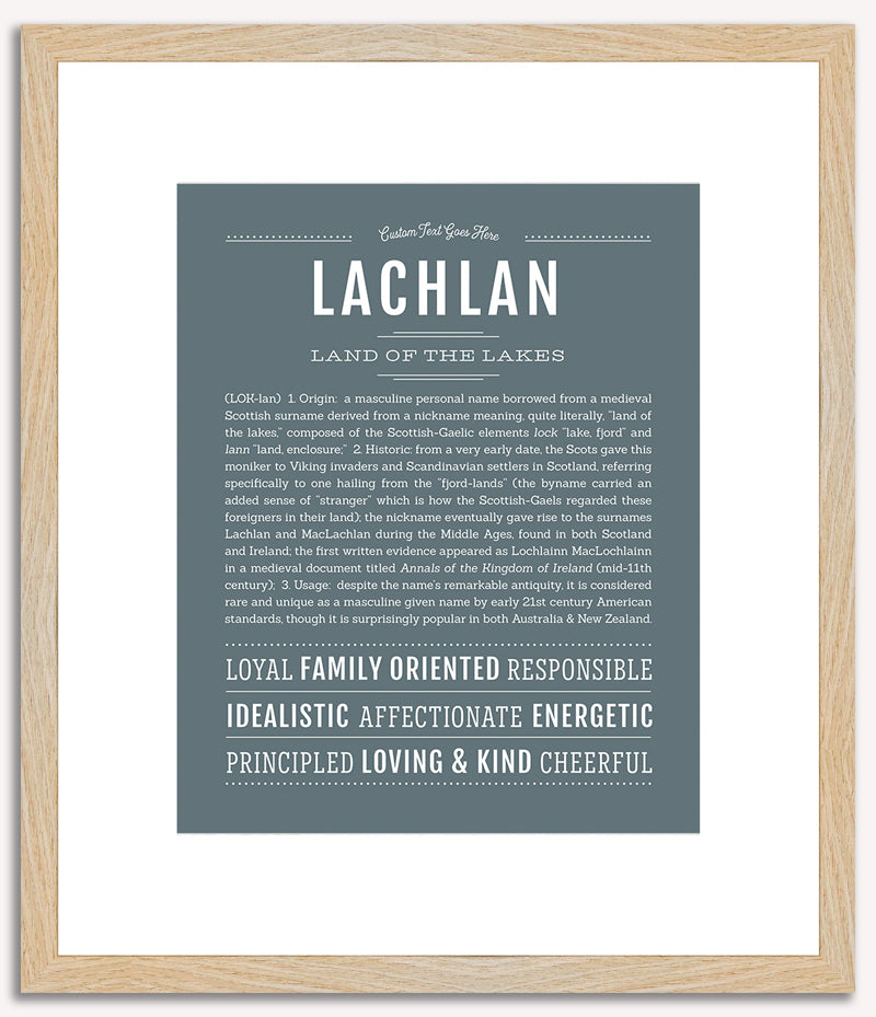 Lachlan | Name Art Print