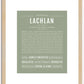 Lachlan | Name Art Print