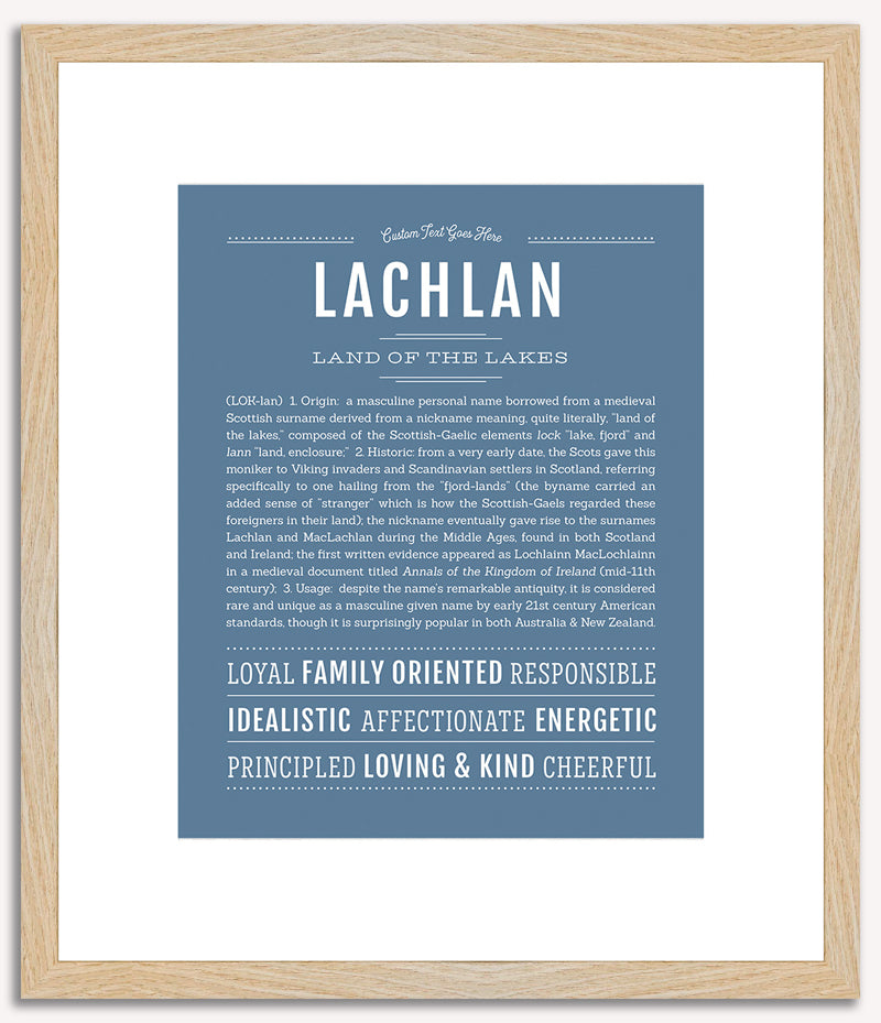 Lachlan | Name Art Print